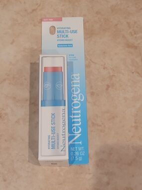 New Neutrogena Hydro Boost Multi -Use Stick With Hyaluronic Acid In Soft Pink